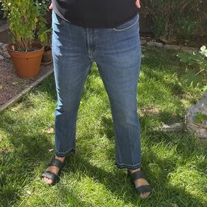 Wrangler High Rise Kick Flare Jeans Size 8